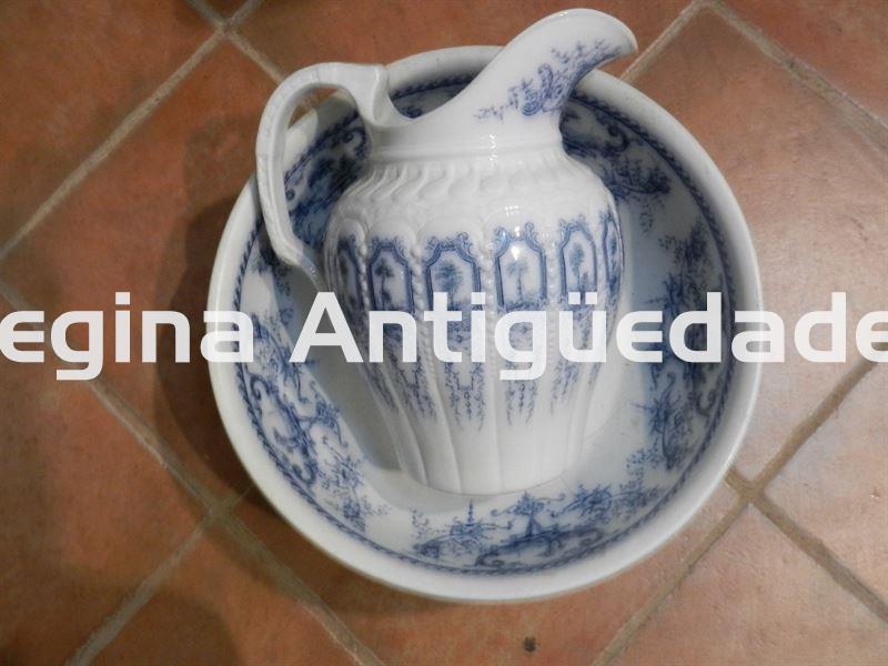 Antiguo aguamanil (ceramica inglesa) - Imagen 1